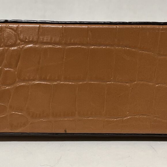 Stunning Michael Kors Alligator Print Leather Camel Handbag Chain Shoulder Bag - Picture 9 of 13